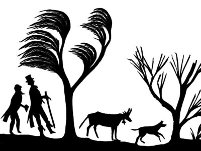 Huhtikuu: Siluetti. Pitkä ääriviiva