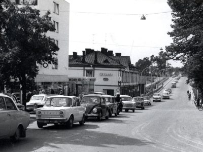 Lauantainen iltapäivä Porvoossa vuonna 1964.