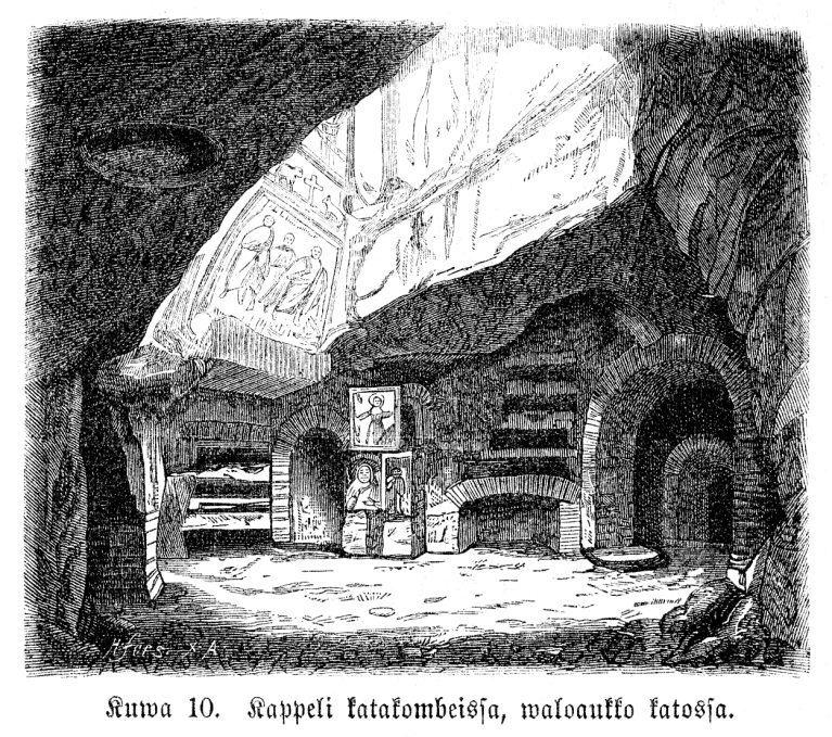 katakombi-valoaukko katakombi-valoaukko